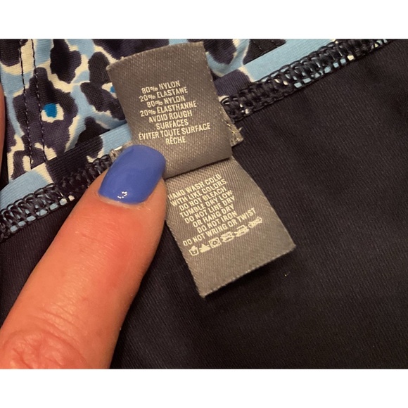 Aerie Junior’s Geo Print Blue Bikini Set (Size L) - Picture 8 of 8